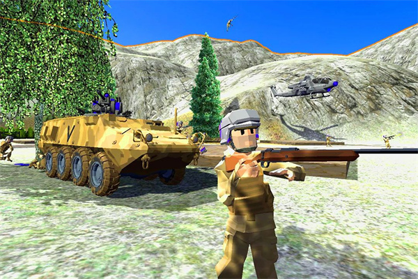 红蓝战地模拟器无限武器版