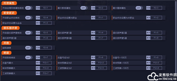 足球经理2021二十项修改器