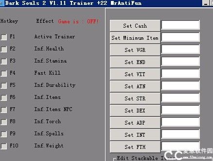 黑暗之魂2修改器MrAntiFun版