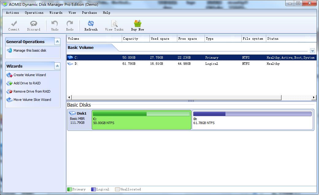 AOMEI Dynamic Disk Manager破解版