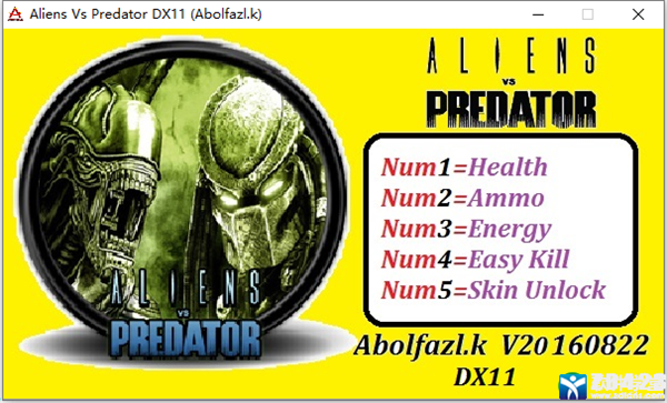 异形大战铁血战士修改器正版