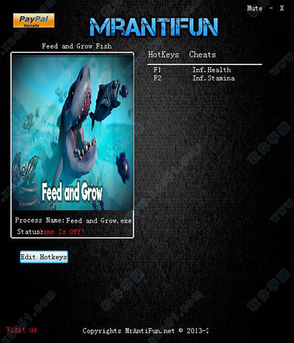 海底大猎杀无限生命体力修改器