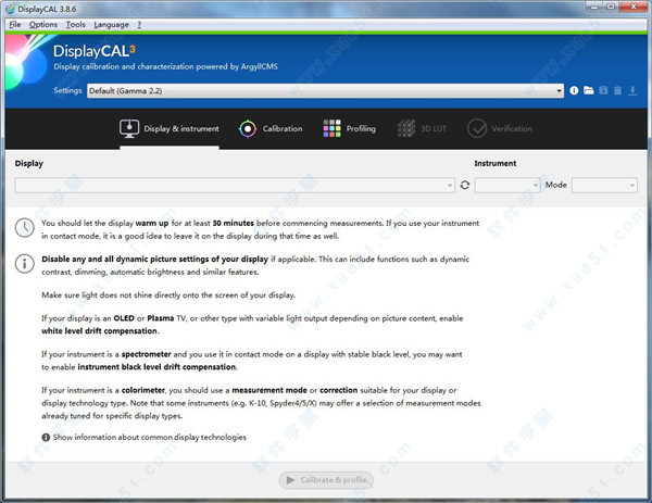 DisplayCAL(显示器校准和分析软件) v3.8.6.0 中文破解版