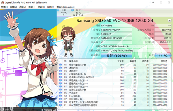 CrystalDiskInfo萌妹版